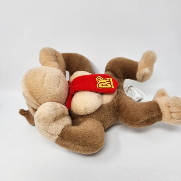 Donkey Kong Plush Toy Super Mario Series Brown Tan 10.5'' By Good Stuff Fun Inc - Picture 10 of 12